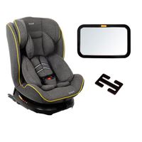Silla De Auto Convertible Apolo Isofix LX 360° Grey + Espejo + Hebilla