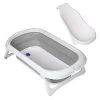 Bañera Plegable Splashy Grey + Soporte Ergonómico