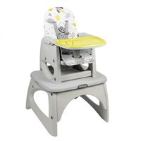 Silla de Comer Escritorio Foodzy 4-in-1 Yellow