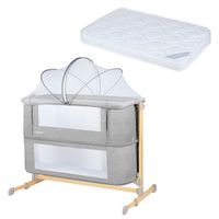 Cuna Colecho Aura Grey + Colchón