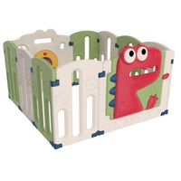 Corral Didáctico de Juegos Dinosaur Green