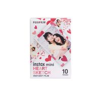 INSTAX MINI 10/PK HEART SKETCH