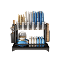 Escurridor De Platos 2 Niveles Secaplato Multifuncional