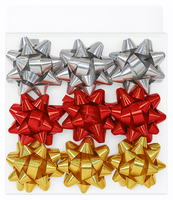 Pack 9 Lazos Decorativos Para Regalos De Navidad 6,2cm