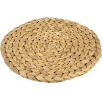 Mantel Individual Tejido Redondo De 38cm Cuerda Decañamo