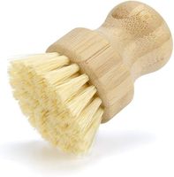 Cepillo De Bambú Para Fregar Platos Escobilla Mano Lava Loza Madera