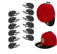 Ganchos De Jockey Colgadores Adhesivos Organizador De Gorras 12 Colgadores