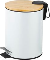 Cubo De Basura Inoxidable de 5litros Basurero Baño Cocina con Pedal WakesHome