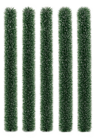 Pack 5 Decoracion De Guirnalda Navideña Navidad 2mt Verde