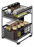 Organizador De Cocina 2 Niveles Extensible Para Despensa