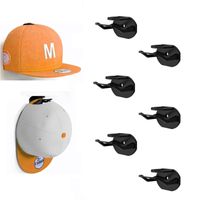 Ganchos De Jockey Colgadores Adhesivos Organizador De Gorras 6 Colgadores