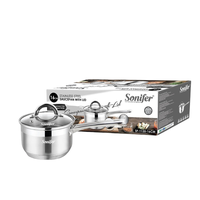 Olla Cacerola Acero Inoxidable 2,1 Litros 16cm Wakeshome