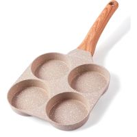 Sartén Antiadherente De Cuatro Divisiones Para Huevos Fritos