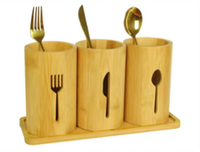Escurridor De Cubierto Y Utensilios Cocina Porta Servicio Madera WakesHome