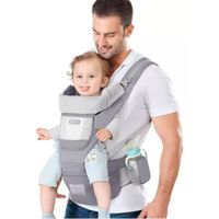 Mochila Porta Bebes Ergonómica Asiento Multifuncional 6 En 1