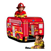 Carpa Infantil De Bombero Plegable Para Niños Niñas Verano