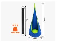 Columpio Sensorial Hamaca Niños Interior Y Exterio Con Cojín