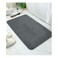 Alfombra De Baño Microfibra Antideslizante Absorbente 78x49