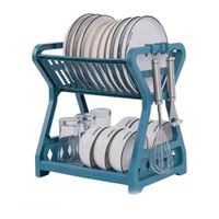 Secador Escurridor De Platos 2 Niveles Plastico Escurridor