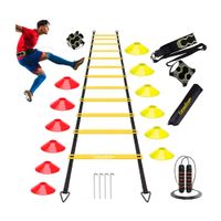 Kit Entrenamiento Agilidad Futbol Escalera Conos Cuerda