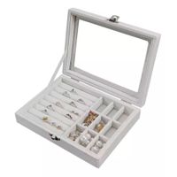 Joyero Organizador De Plush Portatil Multiusos