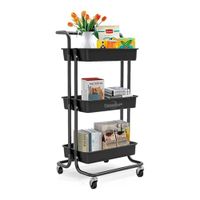 Carrito Organizador Con Ruedas Multiuso 3 Niveles