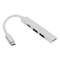 Hub Adaptador Usb-c 6 En 1 (hdmi,2x Usb 3.0, Tf, Sd, Usb-c)