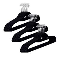 Colgadores De Ropa Antideslizantes Terciopelo 20 Unid Gancho