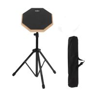 Pad De Práctica Bateria Con Atril Y Bolso