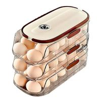 Organizador De Huevo Automatico 3 Niveles Dispensador Nevera