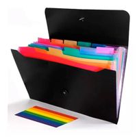 Carpeta Organizadora Archivo A4 Multicolor13 Fuelles