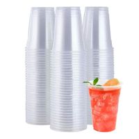 Vaso Plástico Transparente 500 Ml X 50 Unidades