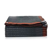 Lona Carpa De Malla Sombra Negra 3x3 Metros