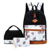 Kit Mochila Moda Casual Bolso Casual Para Mujer, 3 Piezas