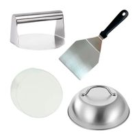 Kit De Prensa De Hamburguesas De Acero Inoxidable