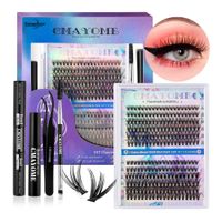 Juego De Pestañas Postizas De Racimos Individuales 8-16 Mm