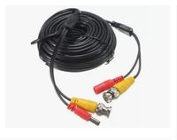 Pack X6 Cable Camaras Seguridad Cctv Video Y Poder Bnc 15 M