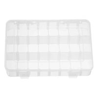 Organizador De Plástico Transparente Con 24 Compartimientos