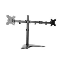 Soporte p/2 Monitores 13 a 27' c/Base KlipXtreme KPM-311