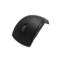 Mouse Klip Xtreme inalámbrico plegable 3B KMW-375 KMW-375BK Negro