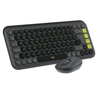 Kit teclado mouse inalambrico Logitech Pop Icon Grafito