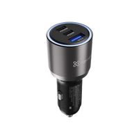 Klip Xtreme Cargador de Auto PowerCar KCC-140 140 USB-C y USB-A 140W