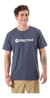 Polera Marmot Hombre Logo Tee Gris