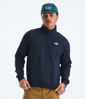 Poleron Evo Simple Dome 1/4 Zip Hombre Azul Marino