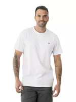 Polera Kivül Hombre Logo Blanco
