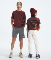 Polera Teen Evo Snow Sports Short Sleeve Tee- Graphic Niños Burdeo