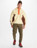 Polar Marmot Hombre Super Aros Fleece Hoody Beige