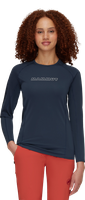 Polera Mujer Mammut Selun Fl Longsleeve Logo Azul