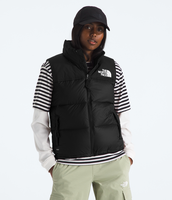 Chaqueta De Pluma 1996 Retro Nuptse Vest Mujer Negro