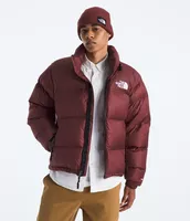 Chaqueta De Pluma 1996 Retro Nuptse Hombre Burdeo